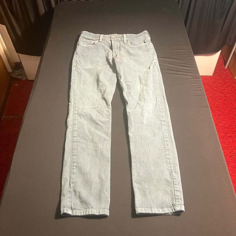 Levi's 511 Slim Fit Green/Grey Denim Jeans Size 30x30